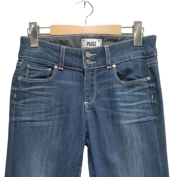 Paige Premium Denim Women's Hidden Hills Avalon Low Rise Flare Size 26 - Picture 4 of 14